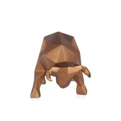 Table Top|Low Poly^Statues & Sculptures Polygon Bull 25cm Bronze Resin Indoor Sculpture