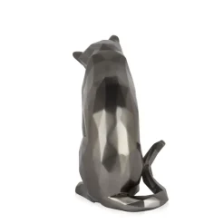 Table Top|Low Poly^Statues & Sculptures Polygon Cat 24cm Anthracite Resin Indoor Sculpture