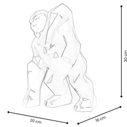 Table Top|Graffiti^Statues & Sculptures Polygon Gorilla 30cm Graffiti Resin Indoor Sculpture
