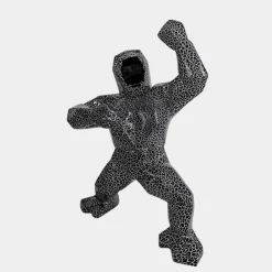 Table Top|Floor Standing^Statues & Sculptures Polygon Gorilla 50cm Lava Resin Indoor Sculpture
