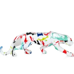 Table Top|Low Poly^Statues & Sculptures Polygon Panther 14cm Abstract Resin Indoor Sculpture