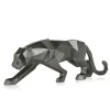 Table Top|Floor Standing^Statues & Sculptures Polygon Panther 31cm Anthracite Resin Indoor Sculpture