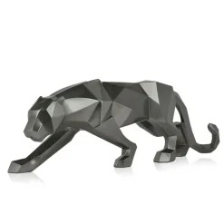 Table Top|Floor Standing^Statues & Sculptures Polygon Panther 31cm Anthracite Resin Indoor Sculpture