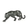 Table Top|Low Poly^Statues & Sculptures Polygon Panther 14cm Anthracite Resin Indoor Sculpture