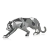 Table Top|Floor Standing^Statues & Sculptures Polygon Panther 31cm Silver Resin Indoor Sculpture