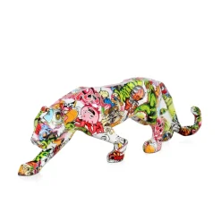Table Top|Graffiti^Statues & Sculptures Polygon Panther 14cm Street Art Resin Indoor Sculpture