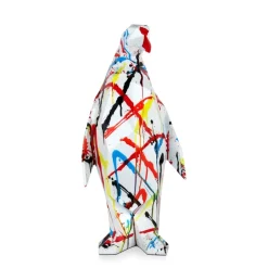 Table Top|Low Poly^Statues & Sculptures Polygon Penguin 50cm Multicoloured Resin Indoor Sculpture