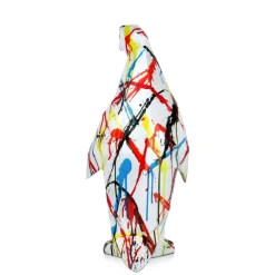 Table Top|Low Poly^Statues & Sculptures Polygon Penguin 50cm Multicoloured Resin Indoor Sculpture