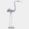 Wildlife|Cranes^Statues & Sculptures Pure Crane 130cm Silver Metal Garden Sculpture v1