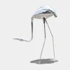 Wildlife|Cranes^Statues & Sculptures Pure Crane 100cm Silver Metal Garden Sculpture