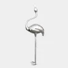 Wildlife|Contemporary^Statues & Sculptures Pure Flamingo 147cm Silver Metal Garden Sculpture
