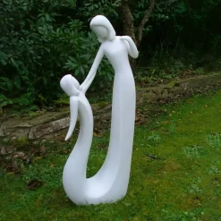 Modern^Statues & Sculptures Pure Love 80cm Modern Marble Resin Garden Statue