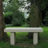 Stone Benches^Statues & Sculptures Pure Straight Modern Stone Garden Bench