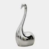 Table Top|Floor Standing^Statues & Sculptures Pure Swan 80cm Silver Metal Indoor Sculpture