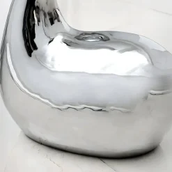 Table Top|Floor Standing^Statues & Sculptures Pure Swan 80cm Silver Metal Indoor Sculpture