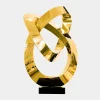 Table Top|Floor Standing^Statues & Sculptures Quantum Helix 88cm Gold Metal Indoor Sculpture