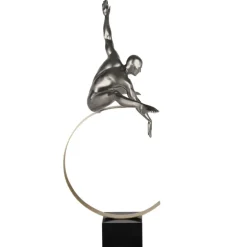 Figurative|Floor Standing^Statues & Sculptures Quantum Leap 80cm Anthracite Resin Indoor Sculpture