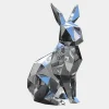 Wildlife|Contemporary^Statues & Sculptures Rabbit 61cm Geometric Metal Garden Sculpture