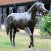 Horses^Statues & Sculptures Race Horse Bronze Metal Garden Statue