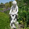 Children^Statues & Sculptures Reading Girl 89cm Stone Resin Garden Statue