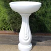 Bird Baths^Statues & Sculptures Redmire Modern Marble Resin Garden Birdbath