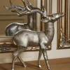Table Top|Animals^Statues & Sculptures Regal Deer 70cm Metal Indoor Statue