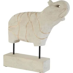 Table Top|Animals^Statues & Sculptures Regal Elephant 42cm Wood Indoor Statue