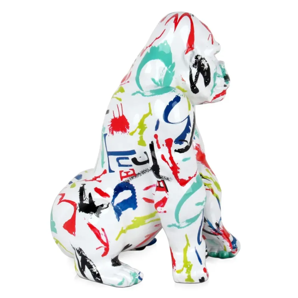 Table Top|Animals^Statues & Sculptures Regal Orangutan 38cm Abstract Resin Indoor Sculpture