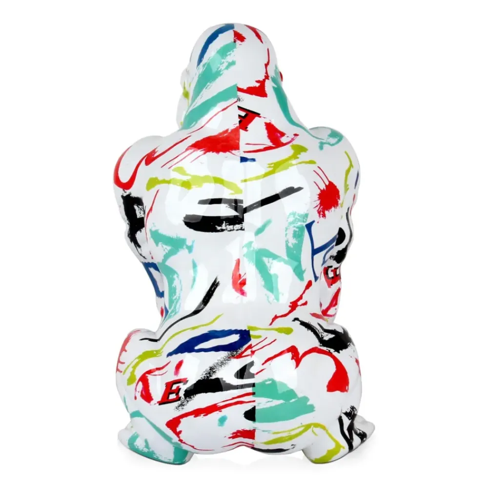 Table Top|Animals^Statues & Sculptures Regal Orangutan 38cm Abstract Resin Indoor Sculpture