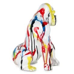 Table Top|Abstract^Statues & Sculptures Regal Orangutan 38cm Multicolour Resin Indoor Sculpture