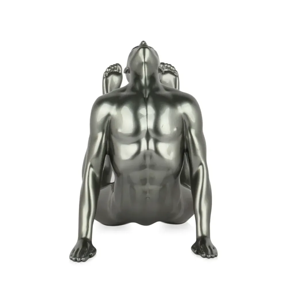 Figurative|Table Top^Statues & Sculptures Rising Core 24cm Anthracite Resin Indoor Sculpture