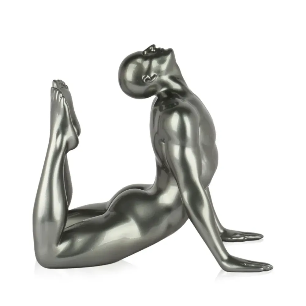 Figurative|Table Top^Statues & Sculptures Rising Core 24cm Anthracite Resin Indoor Sculpture