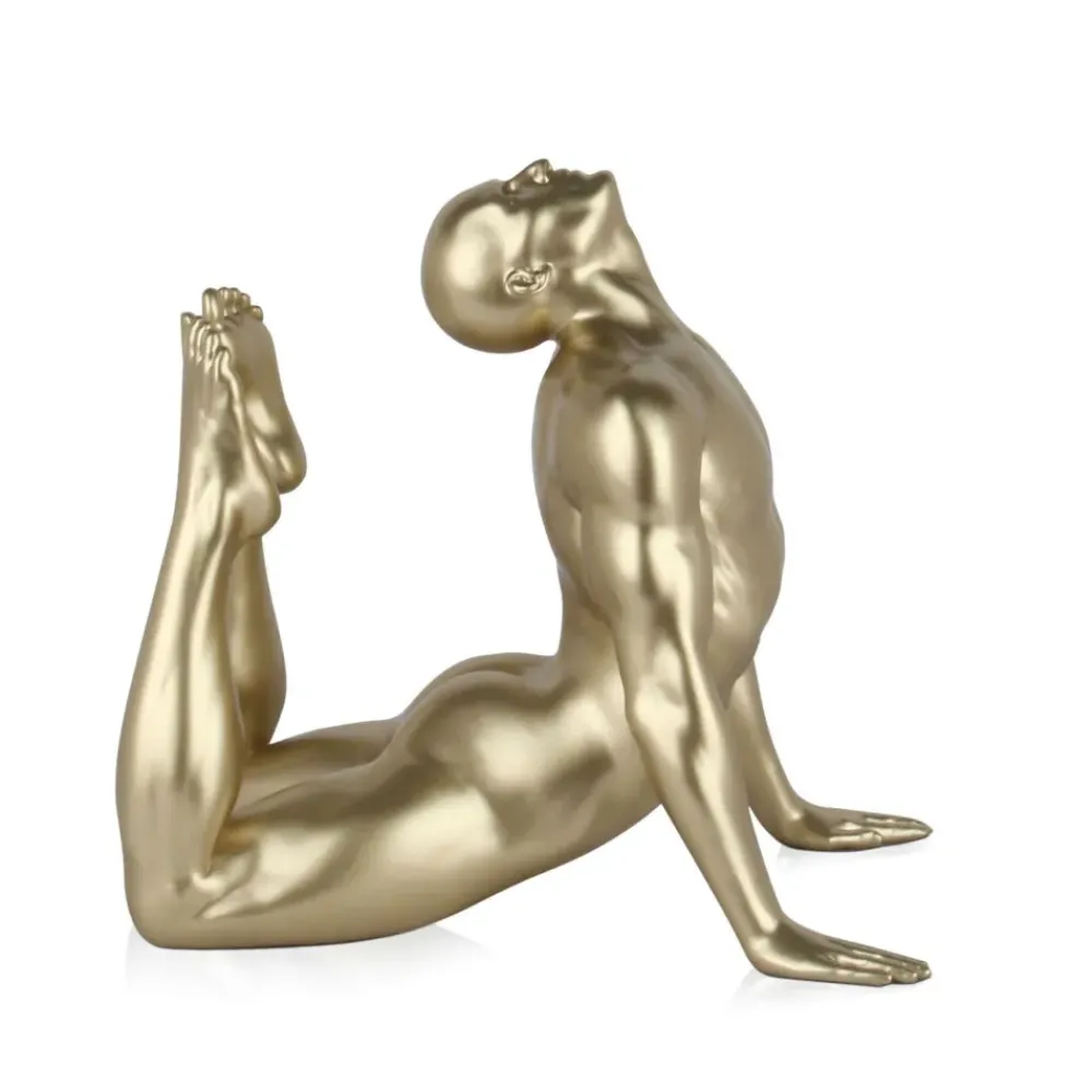 Figurative|Table Top^Statues & Sculptures Rising Core 24cm Gold Resin Indoor Sculpture