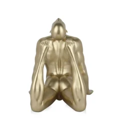 Figurative|Table Top^Statues & Sculptures Rising Core 24cm Gold Resin Indoor Sculpture