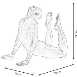 Figurative|Table Top^Statues & Sculptures Rising Core 24cm Gold Resin Indoor Sculpture