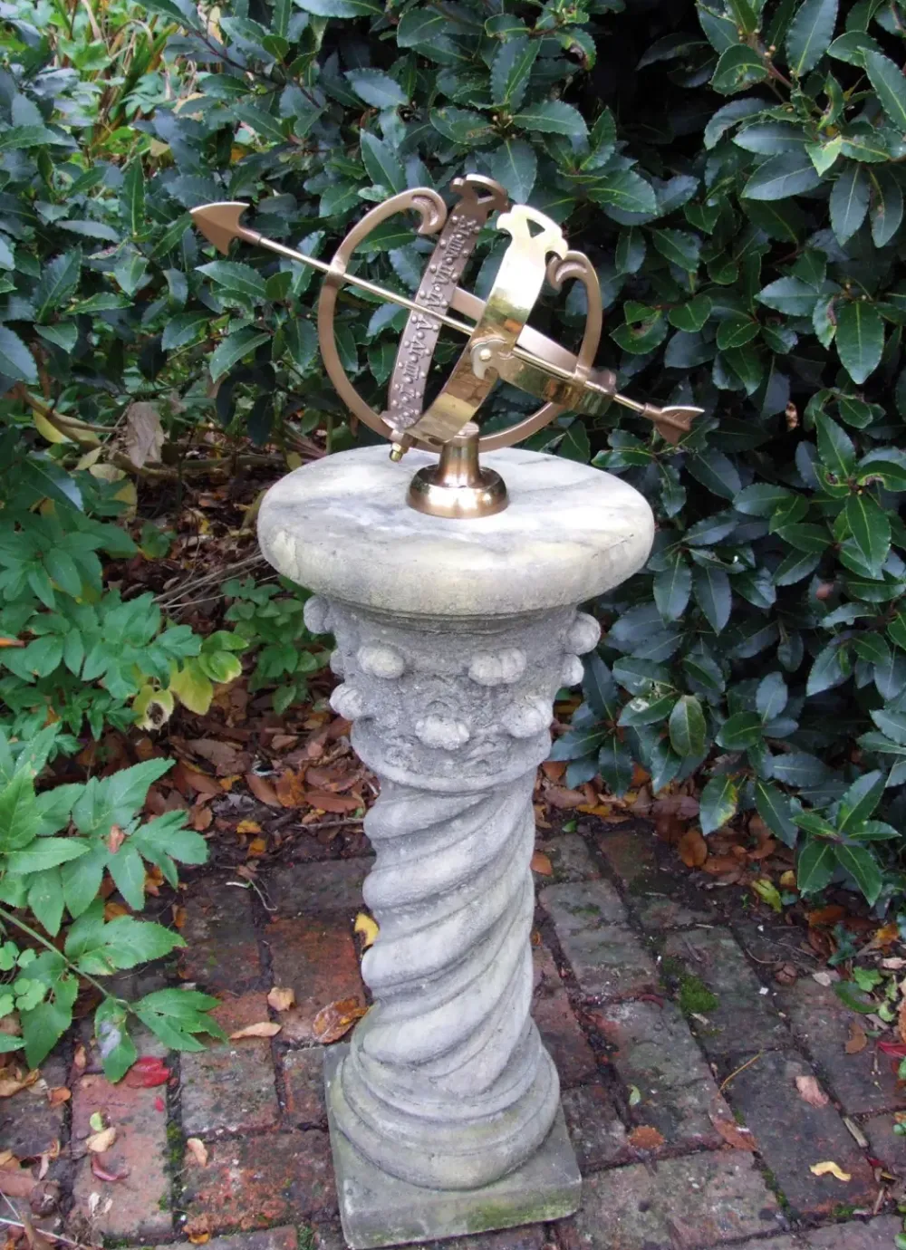 Armillary Sundials^Statues & Sculptures Roman Armillary Stone Garden Sundial