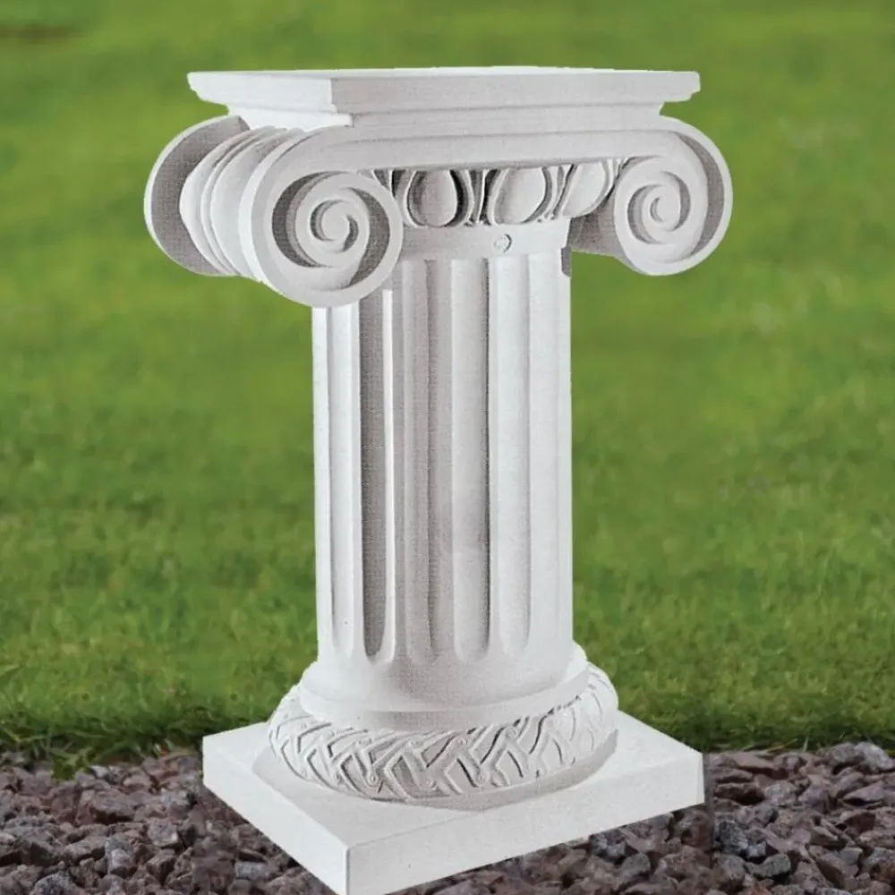 Plinths & Pedestals^Statues & Sculptures Roman 75cm Marble Resin Garden Pedestal