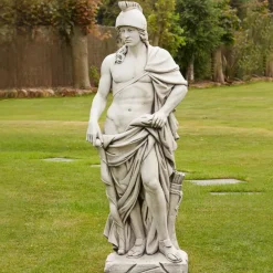 Roman^Statues & Sculptures Roman Empire Gladiator Stone Garden Statue