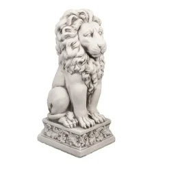 Wildlife|Lions^Statues & Sculptures Royal Lion Antique Stone Garden Statue