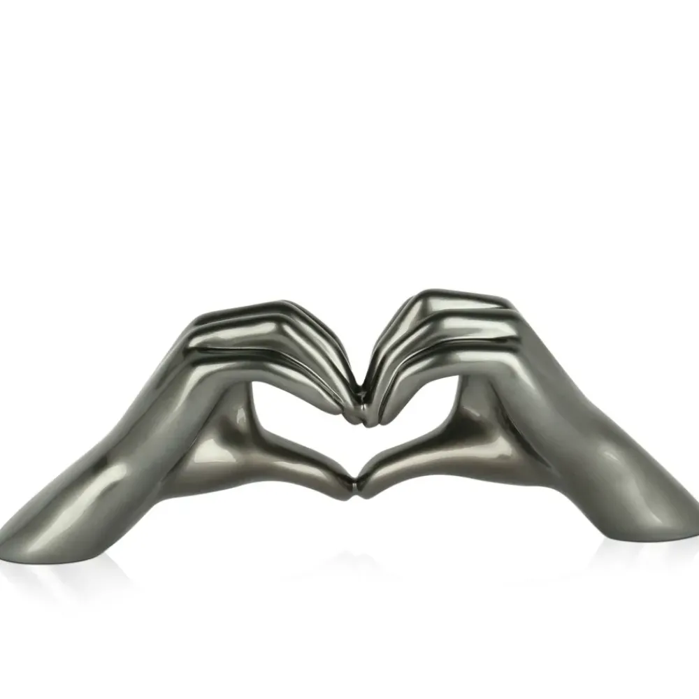 Table Top|Contemporary^Statues & Sculptures Sacred Love 15cm Anthracite Resin Indoor Sculpture
