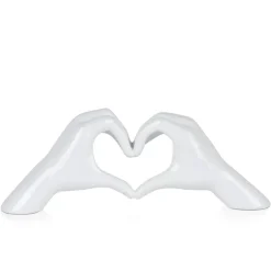 Table Top|Contemporary^Statues & Sculptures Sacred Love 15cm White Resin Indoor Sculpture