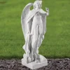 Angel^Statues & Sculptures Saint Michael 58cm Marble Resin Garden Statue