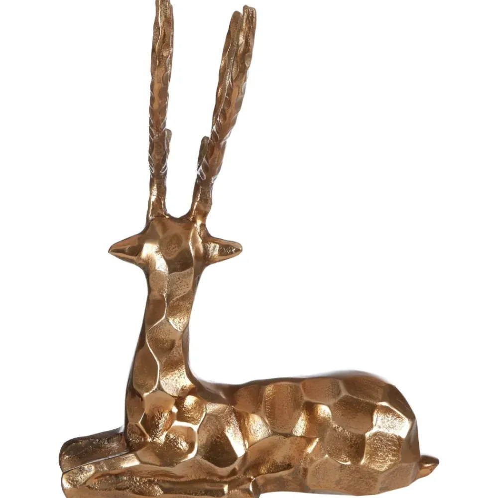 Table Top|Animals^Statues & Sculptures Serene Stag 38cm Bronze Metal Indoor Statue