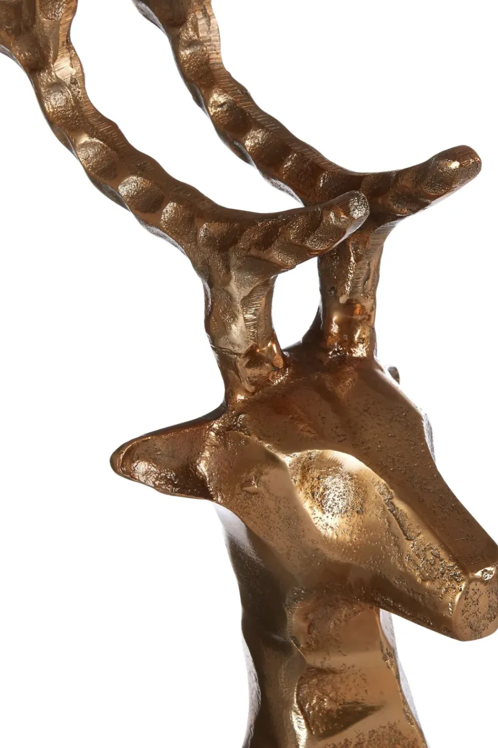Table Top|Animals^Statues & Sculptures Serene Stag 38cm Bronze Metal Indoor Statue