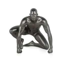 Figurative|Table Top^Statues & Sculptures Shadow Protector 24cm Anthracite Resin Indoor Sculpture