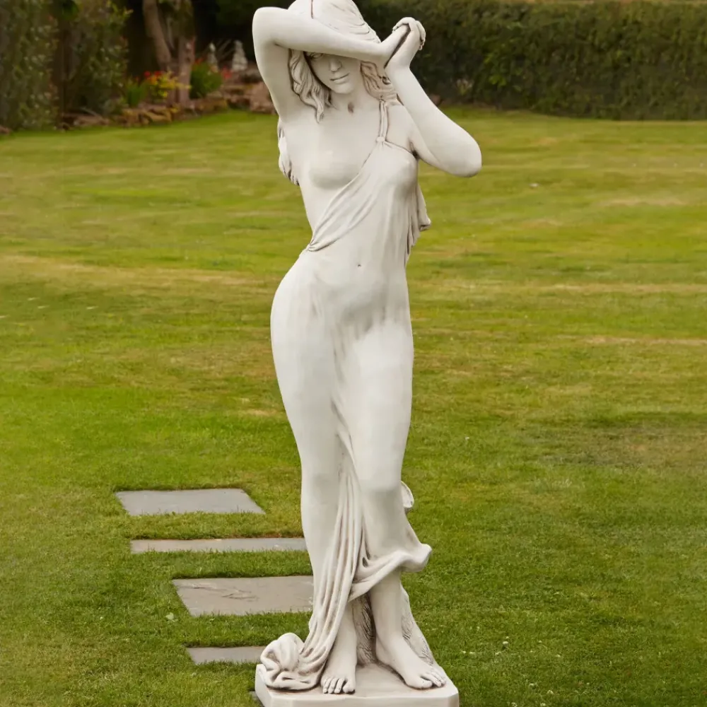Greek^Statues & Sculptures Shy Maiden 160cm Stone Garden Statue