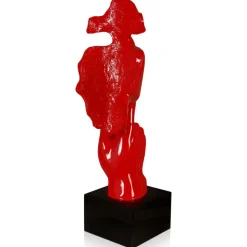 Figurative|Table Top^Statues & Sculptures Silent Warrior 48cm Red Resin Indoor Sculpture
