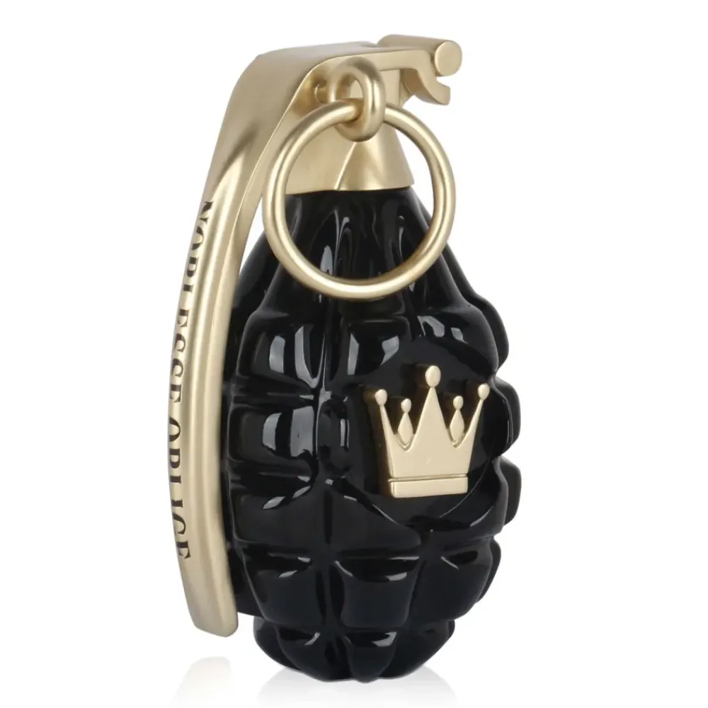 Table Top|Contemporary^Statues & Sculptures Sonic Grenade 25cm Black Resin Indoor Sculpture