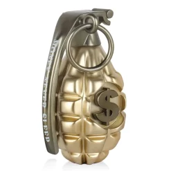 Table Top|Contemporary^Statues & Sculptures Sonic Grenade 25cm Gold Resin Indoor Sculpture