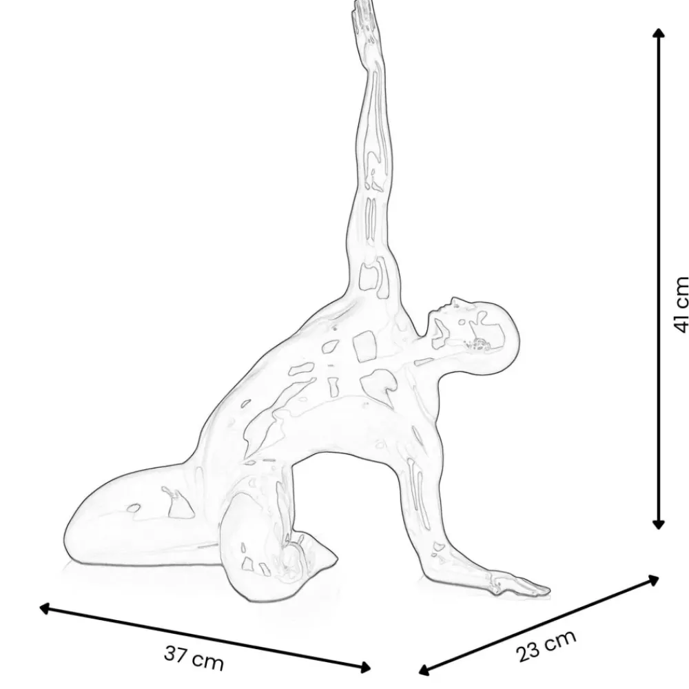 Figurative|Table Top^Statues & Sculptures Soul Ascension 41cm Black Resin Indoor Sculpture